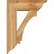 Ekena Millwork Imperial Traditional Rough Sawn Bracket w/ Offset Brace, Western Red Cedar, 8"W x 24"D x 32"H BKT0806X24X32IMP01RWR - alternate 4
